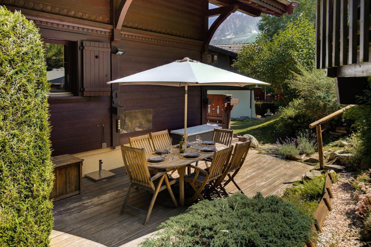 Chalet Blackbushe - Traditional Chalet - Alpes Travel - Sleeps 4-6 Les Houches Eksteriør bilde